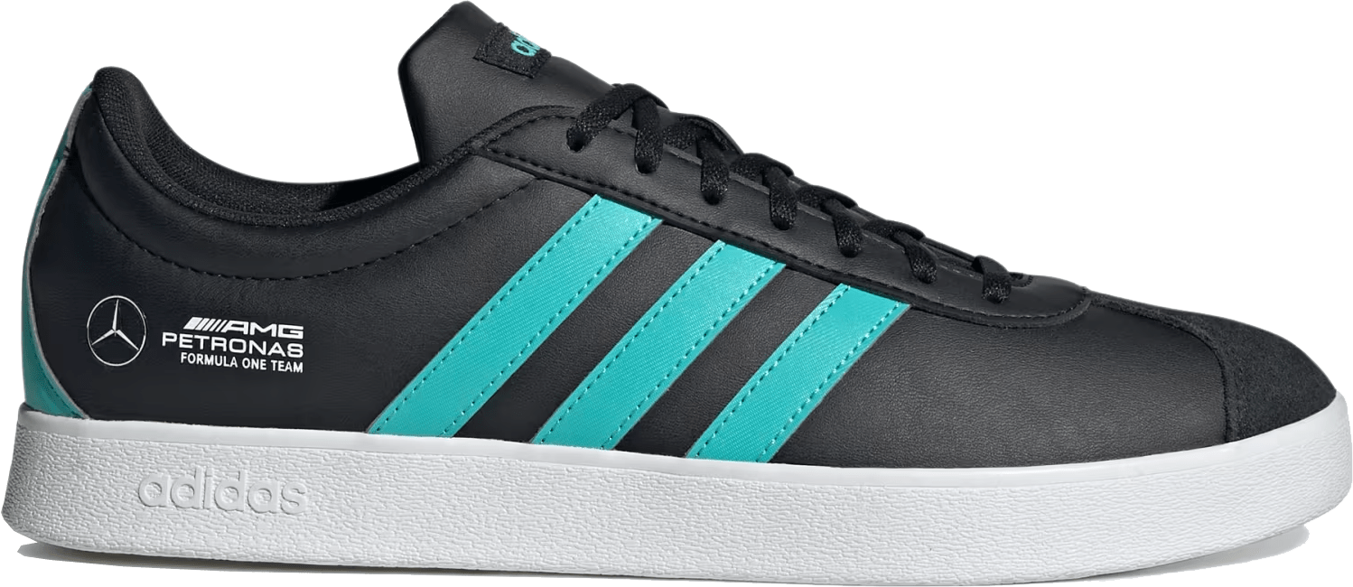 Mercedes AMG Petronas F1 Team x Adidas VL Court "Black"