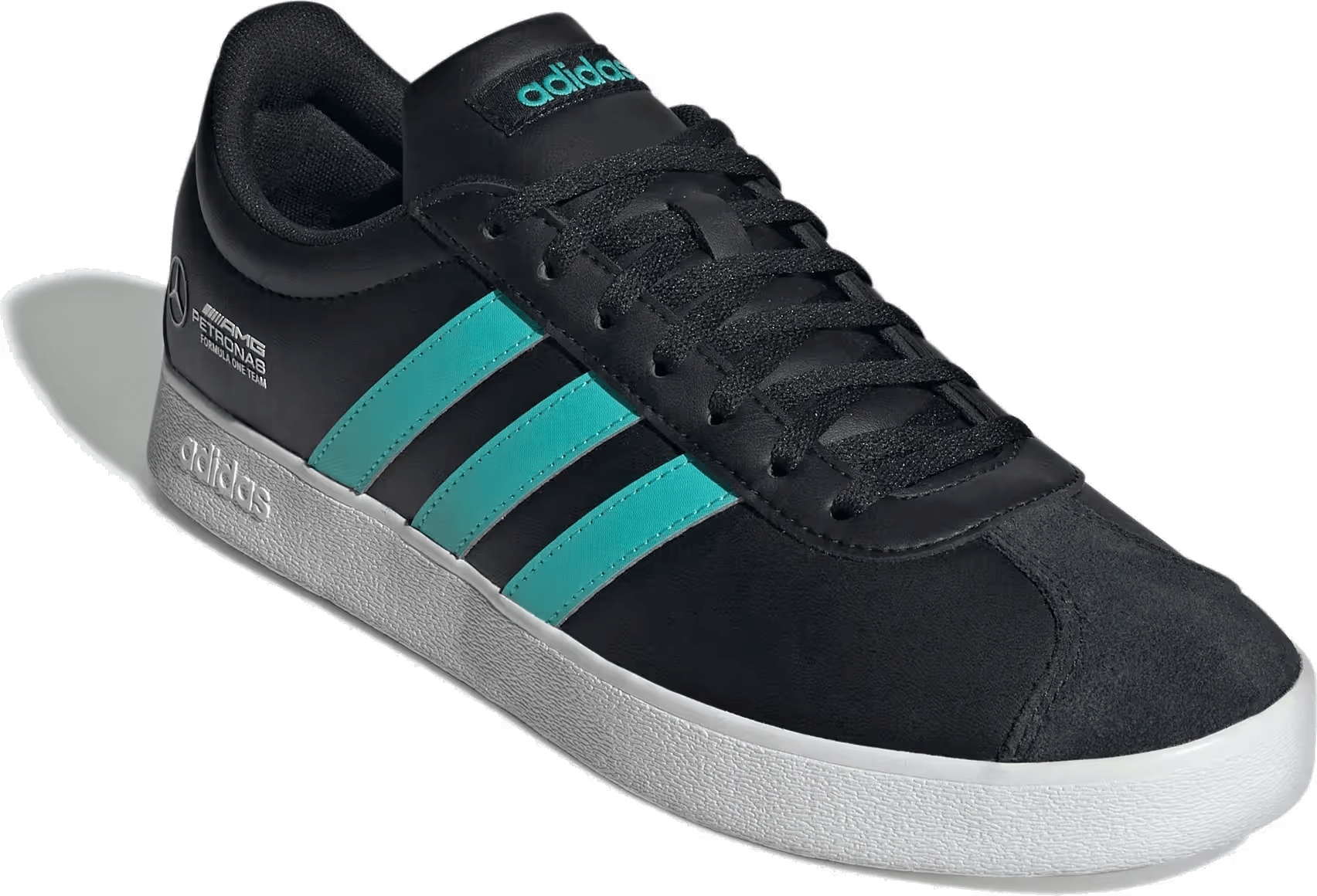 Mercedes AMG Petronas F1 Team x Adidas VL Court "Black"