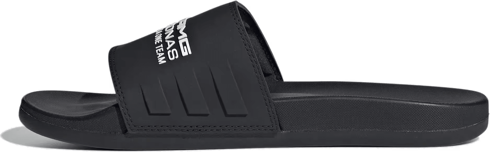 Mercedes AMG Petronas F1 Team x Adidas Adilette Slippers "Black"