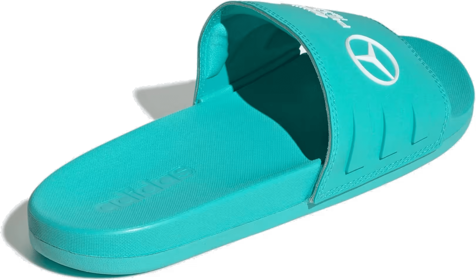 Mercedes AMG Petronas F1 Team x Adidas Adilette Slippers "Semi Mint Rush"