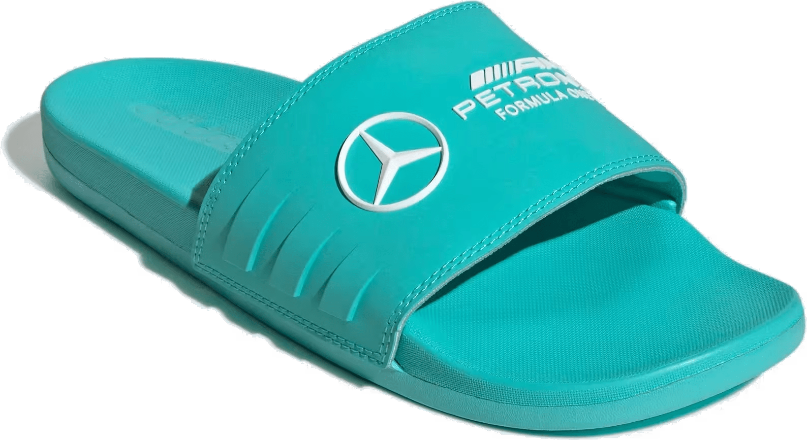 Mercedes AMG Petronas F1 Team x Adidas Adilette Slippers "Semi Mint Rush"