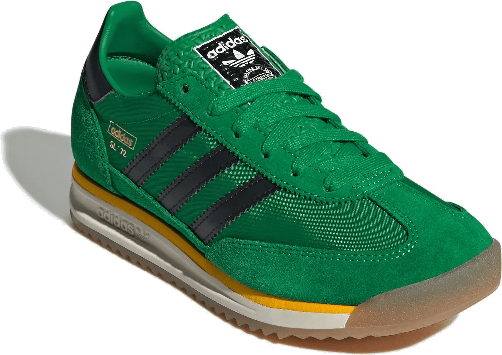 adidas SL 72 RS Green Core Black Crew Yellow (GS)