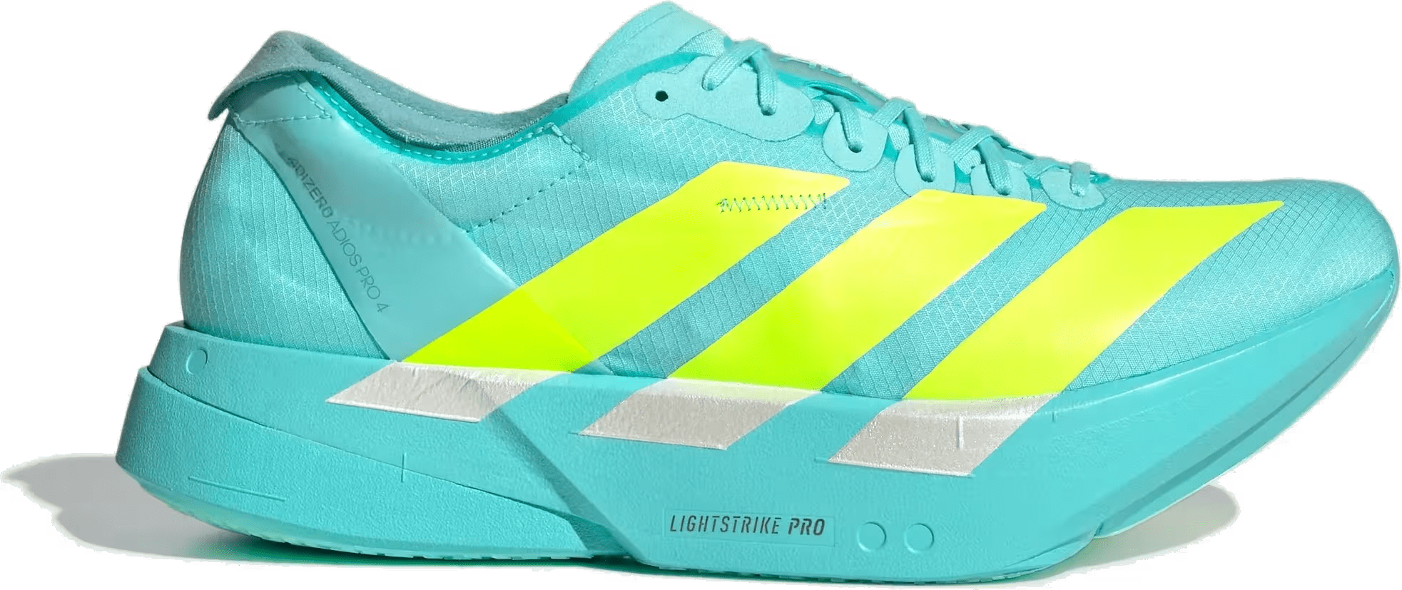 adidas Adizero Adios Pro 4 Flash Aqua Lucid Lemon