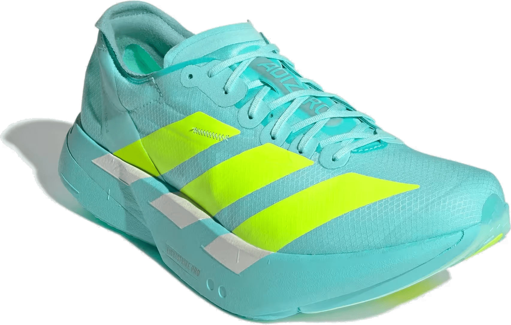 adidas Adizero Adios Pro 4 Flash Aqua Lucid Lemon