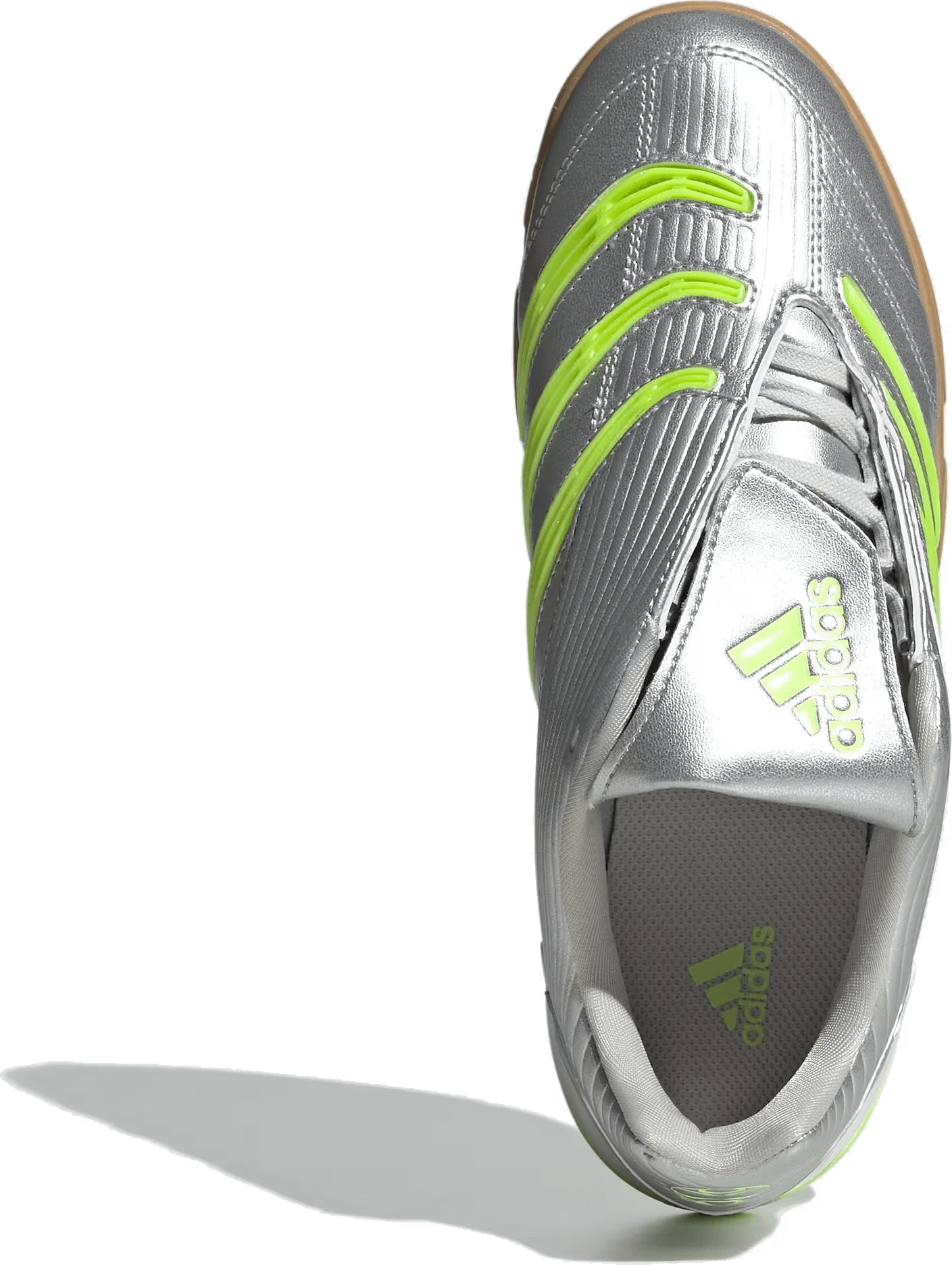 adidas Predator Sala Silver Metallic Signal Green (Women's)