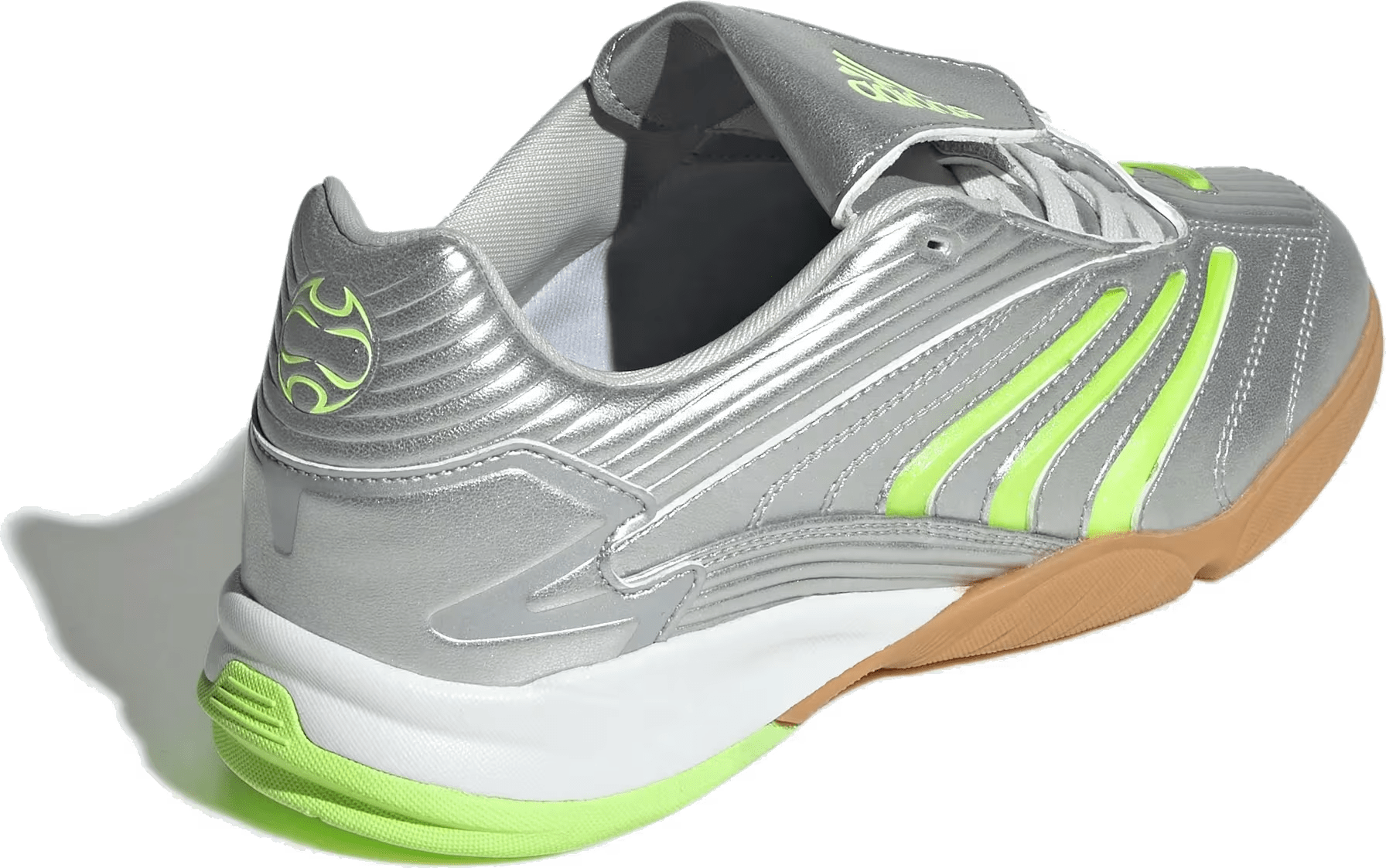adidas Predator Sala Silver Metallic Signal Green (Women's)