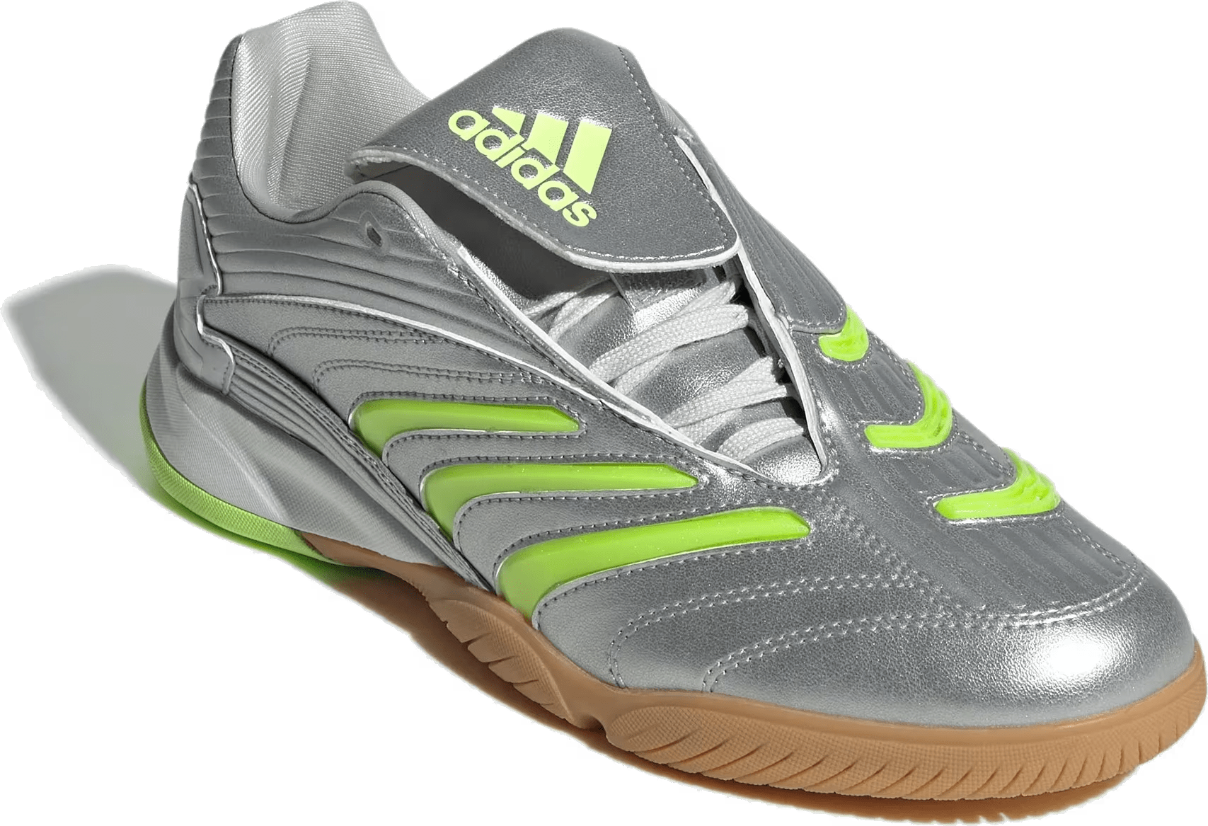 adidas Predator Sala Silver Metallic Signal Green (Women's)