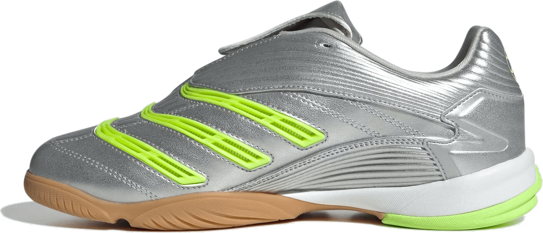 adidas Predator Sala Silver Metallic Signal Green (Women's)