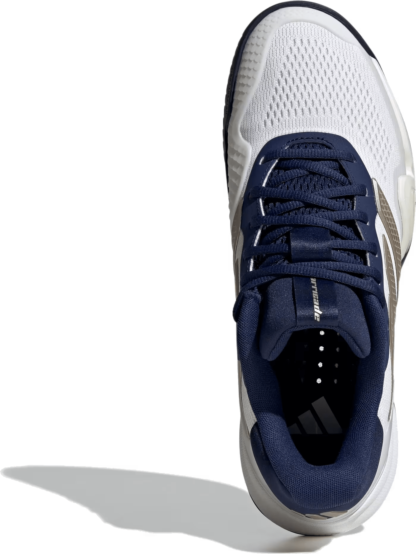 adidas Barricade 14 White Cyber Metallic Dark Blue