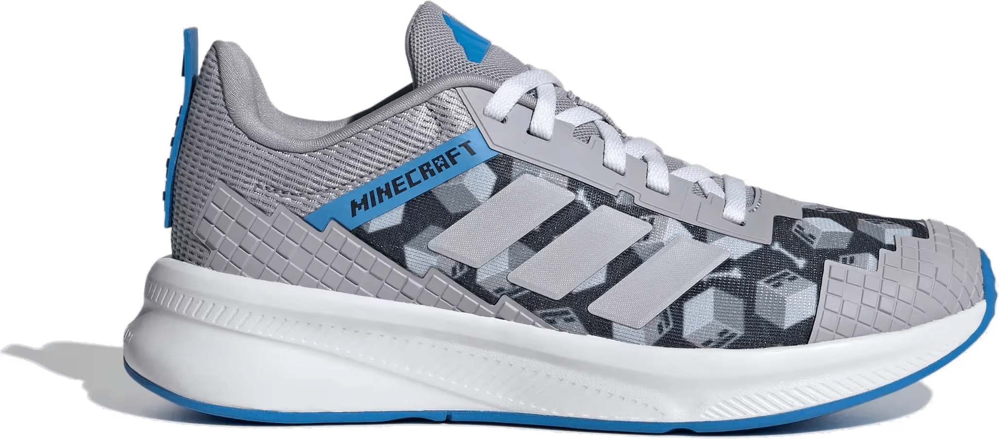 adidas Fortarun 4.0 Minecraft Grey Lucid Ray Blue (GS)