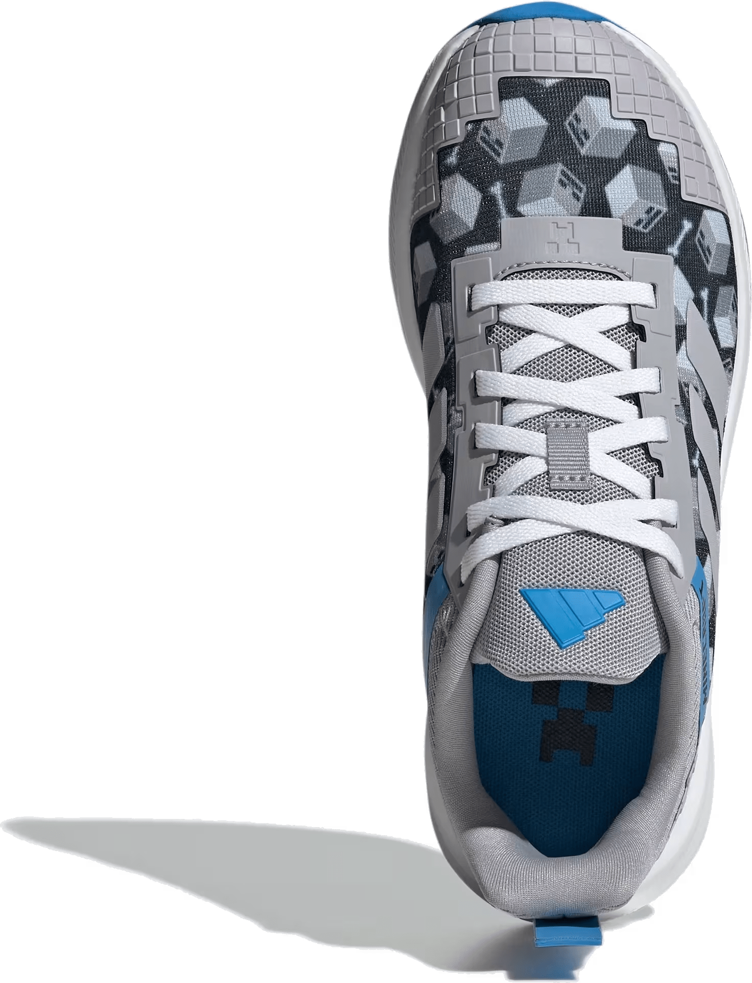 adidas Fortarun 4.0 Minecraft Grey Lucid Ray Blue (GS)