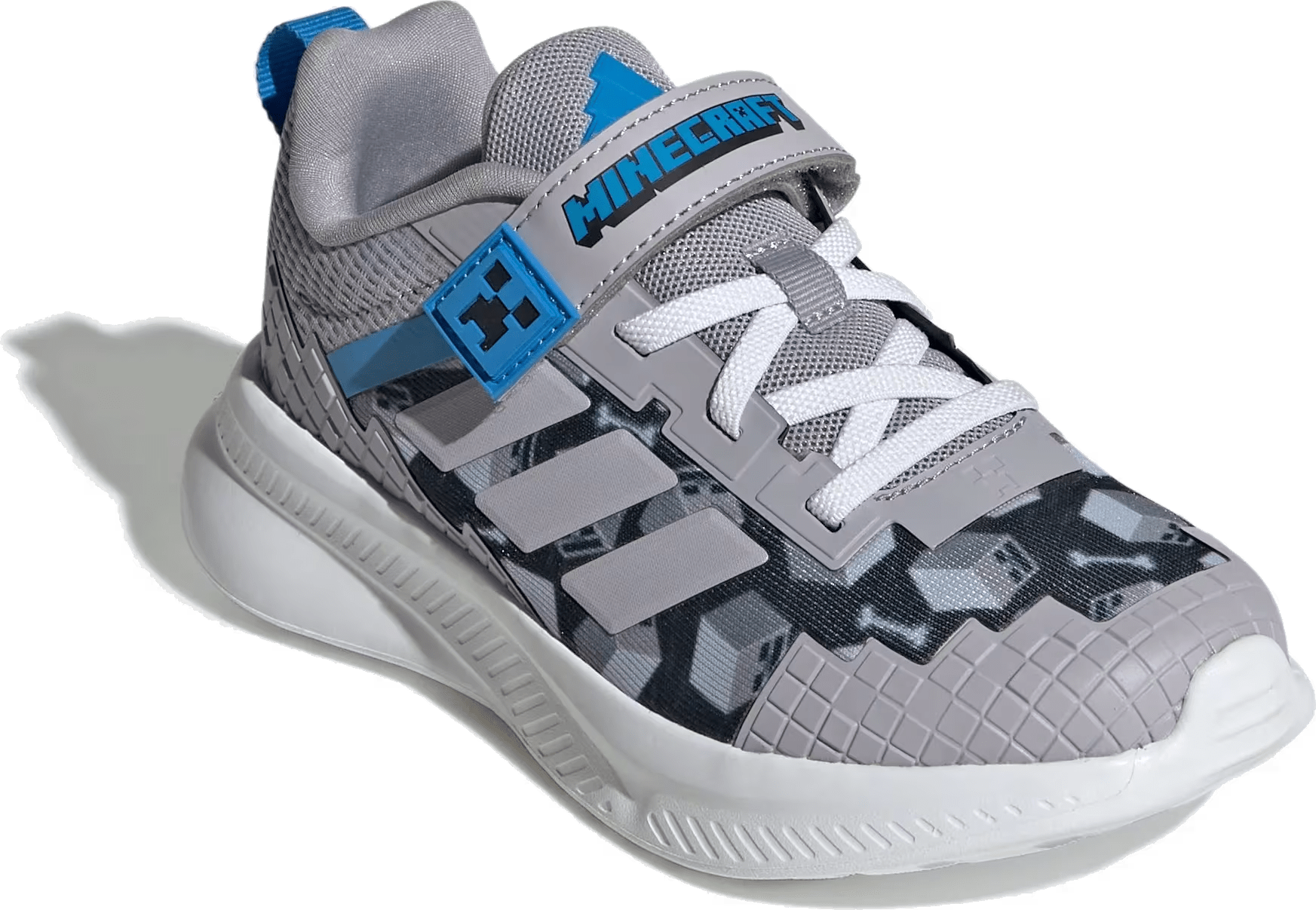 adidas Fortarun 4.0 Minecraft Grey Lucid Ray Blue (PS)