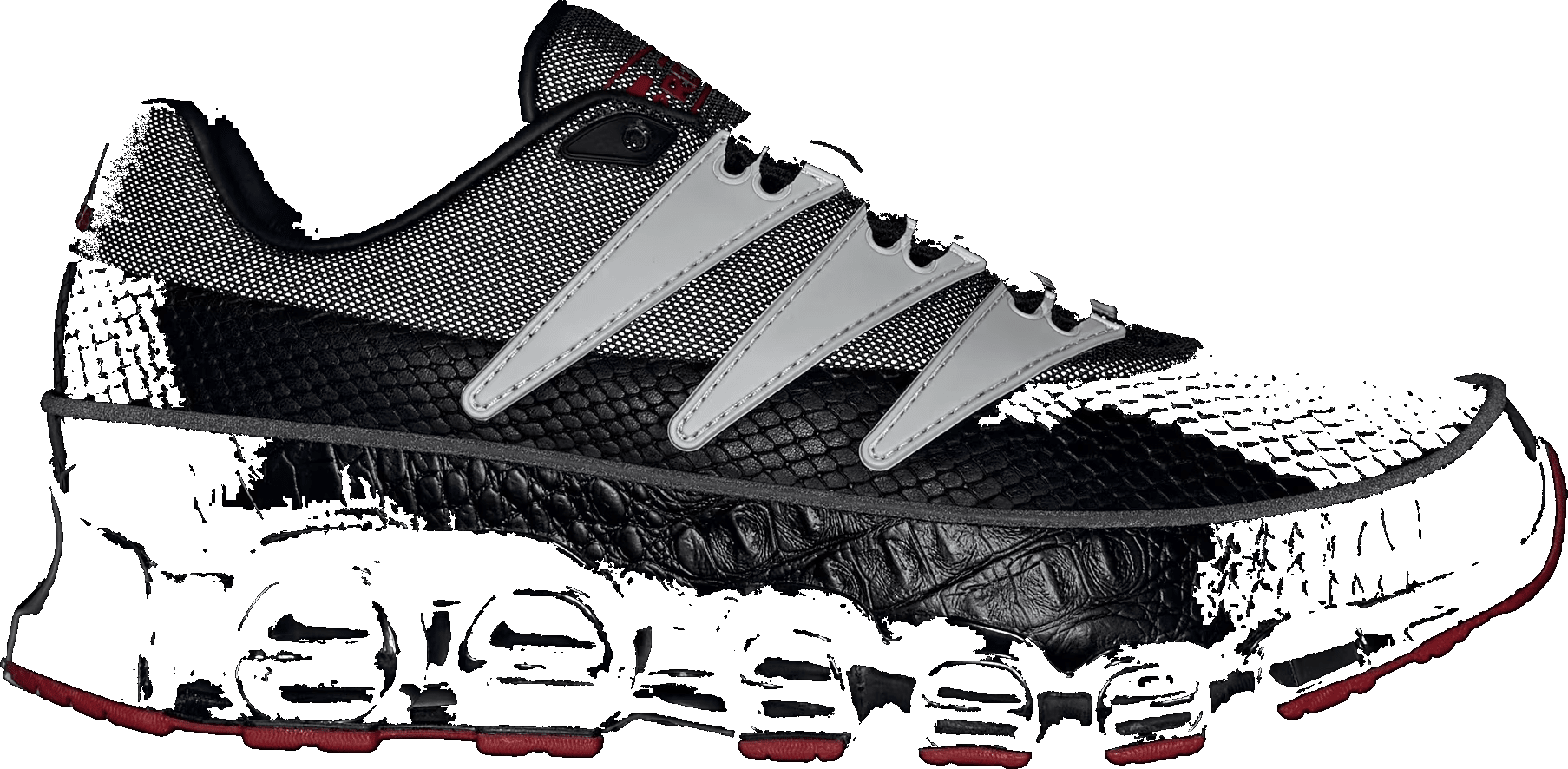 adidas Predator 94 Megaride Black White Better Scarlet