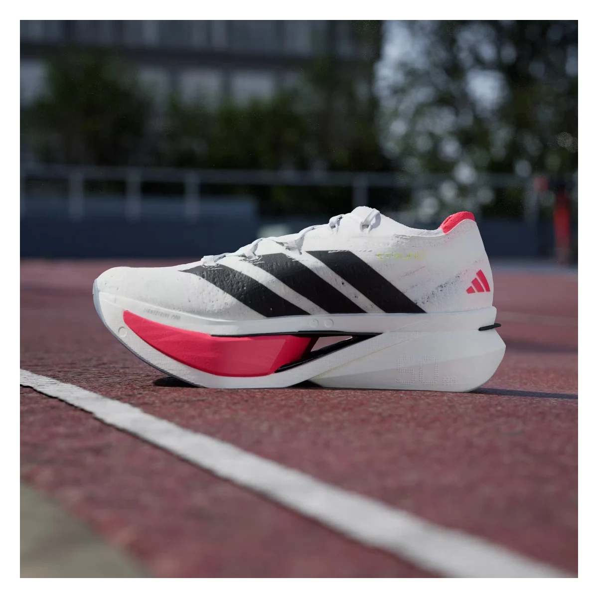 adidas Adizero Prime X 3.0 Strung Cloud White Lucid Red