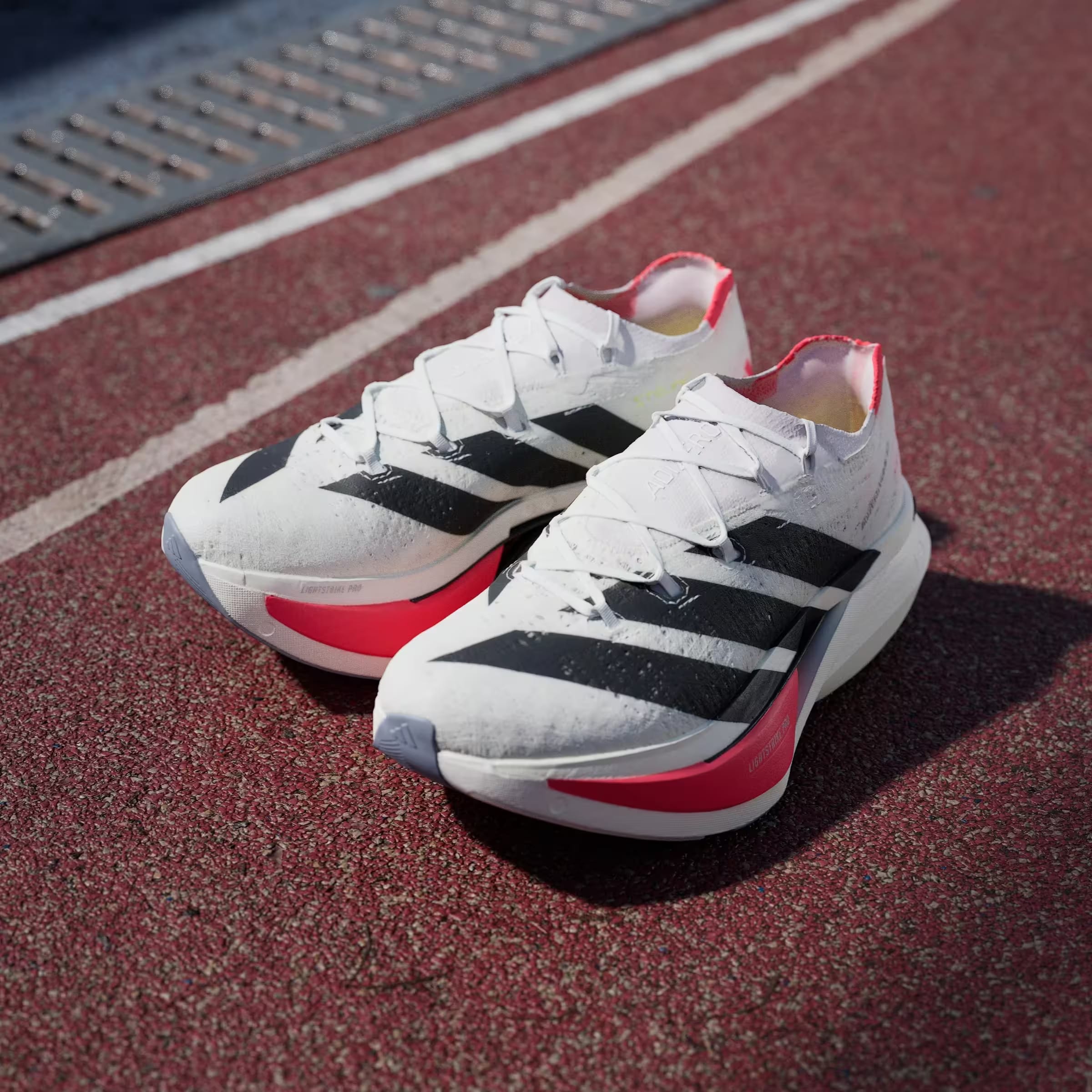 adidas Adizero Prime X 3.0 Strung Cloud White Lucid Red