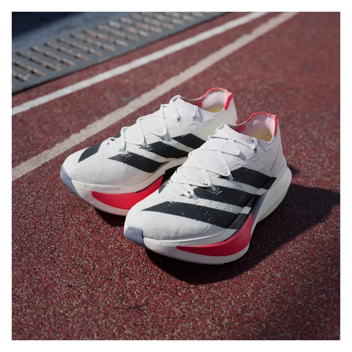 adidas Adizero Prime X 3.0 Strung Cloud White Lucid Red