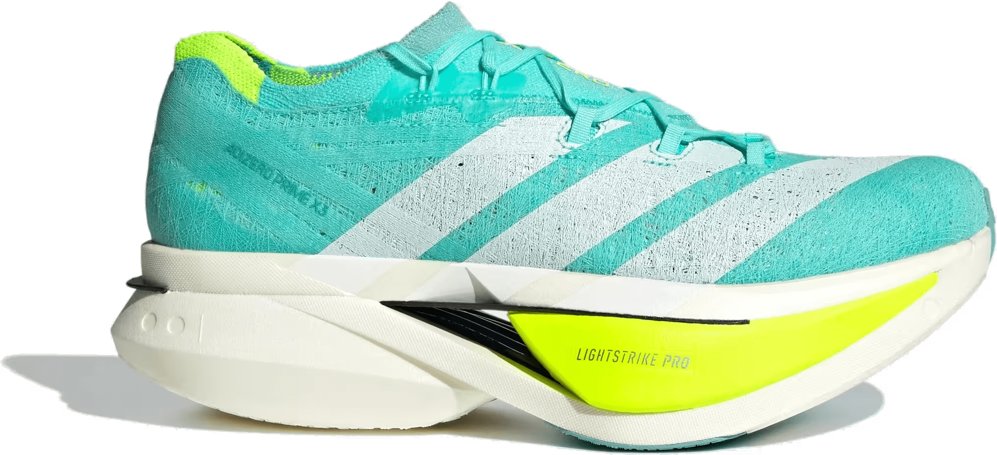 adidas Adizero Prime X 3.0 Strung Flash Aqua Lucid Lemon