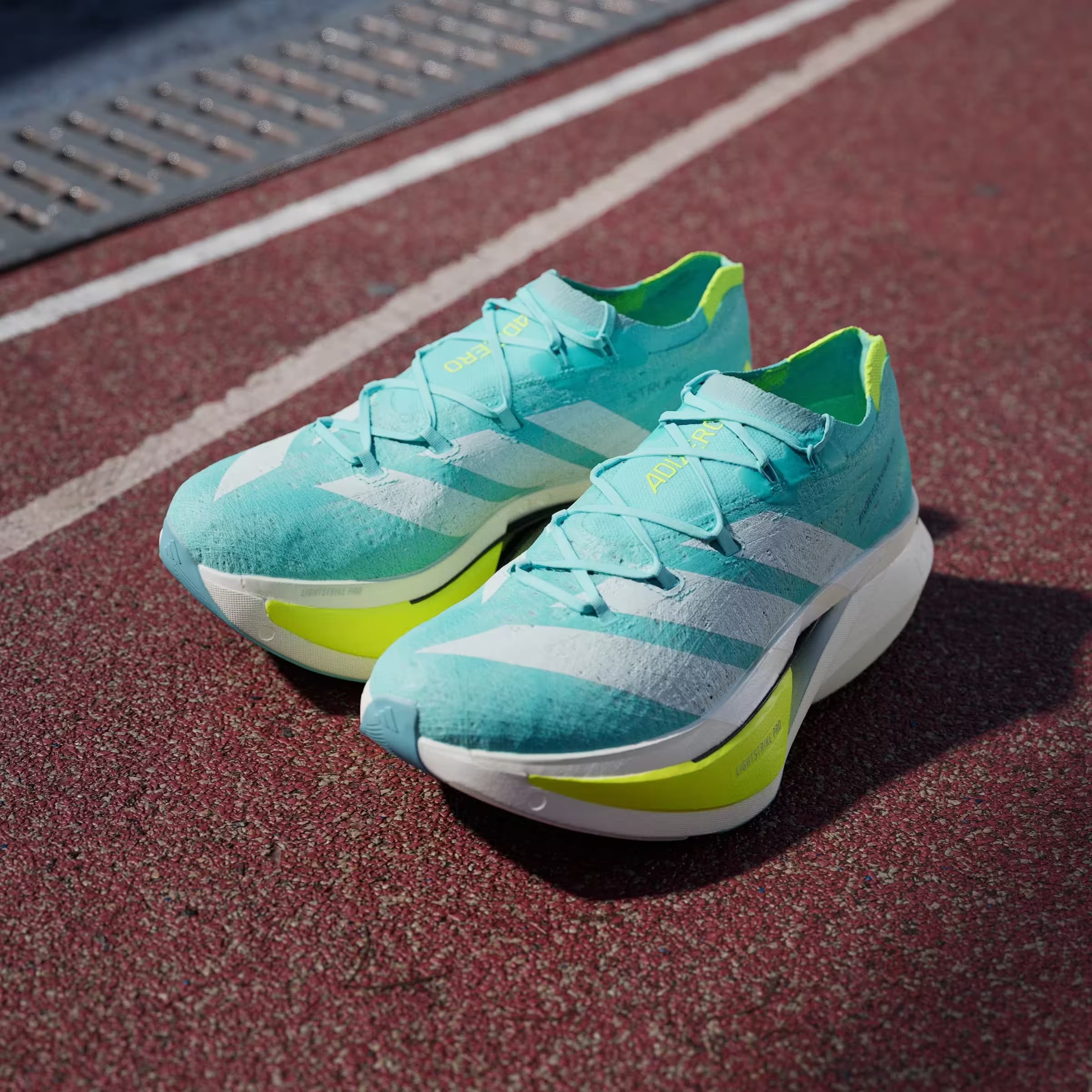 adidas Adizero Prime X 3.0 Strung Flash Aqua Lucid Lemon