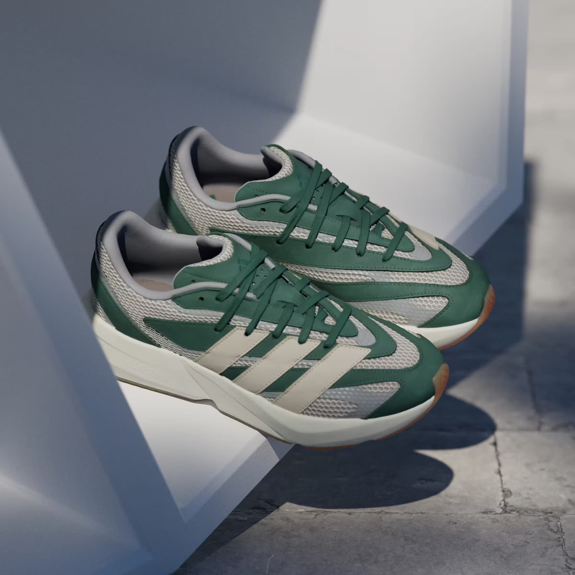 adidas Lightblaze Collegiate Green Off White Matte Silver