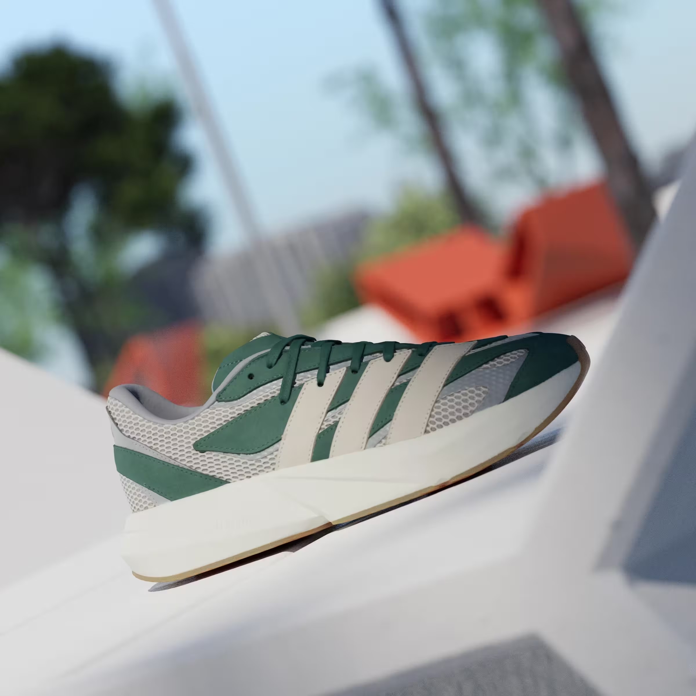 adidas Lightblaze Collegiate Green Off White Matte Silver