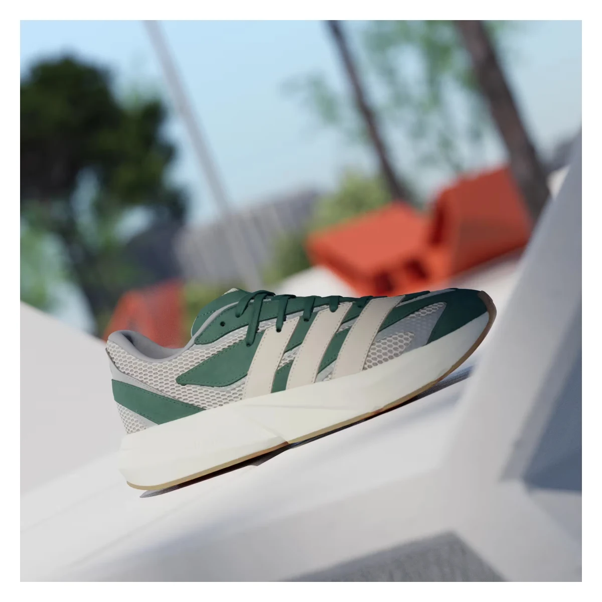 adidas Lightblaze Collegiate Green Off White Matte Silver
