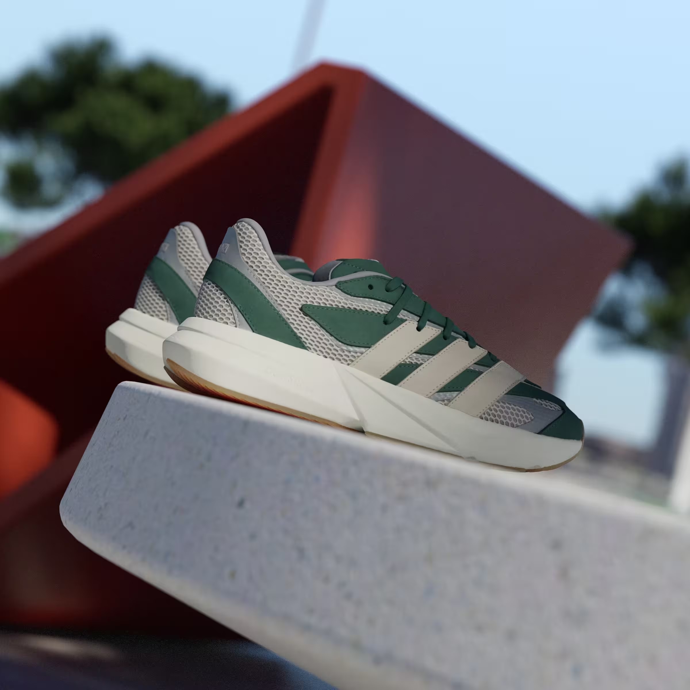 adidas Lightblaze Collegiate Green Off White Matte Silver