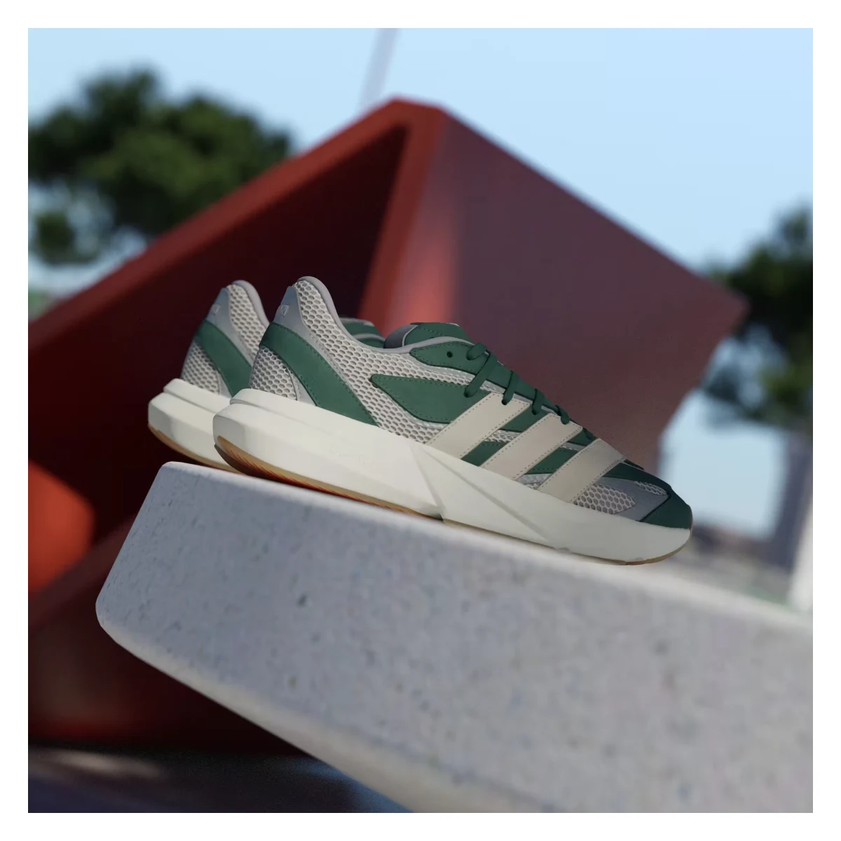 adidas Lightblaze Collegiate Green Off White Matte Silver