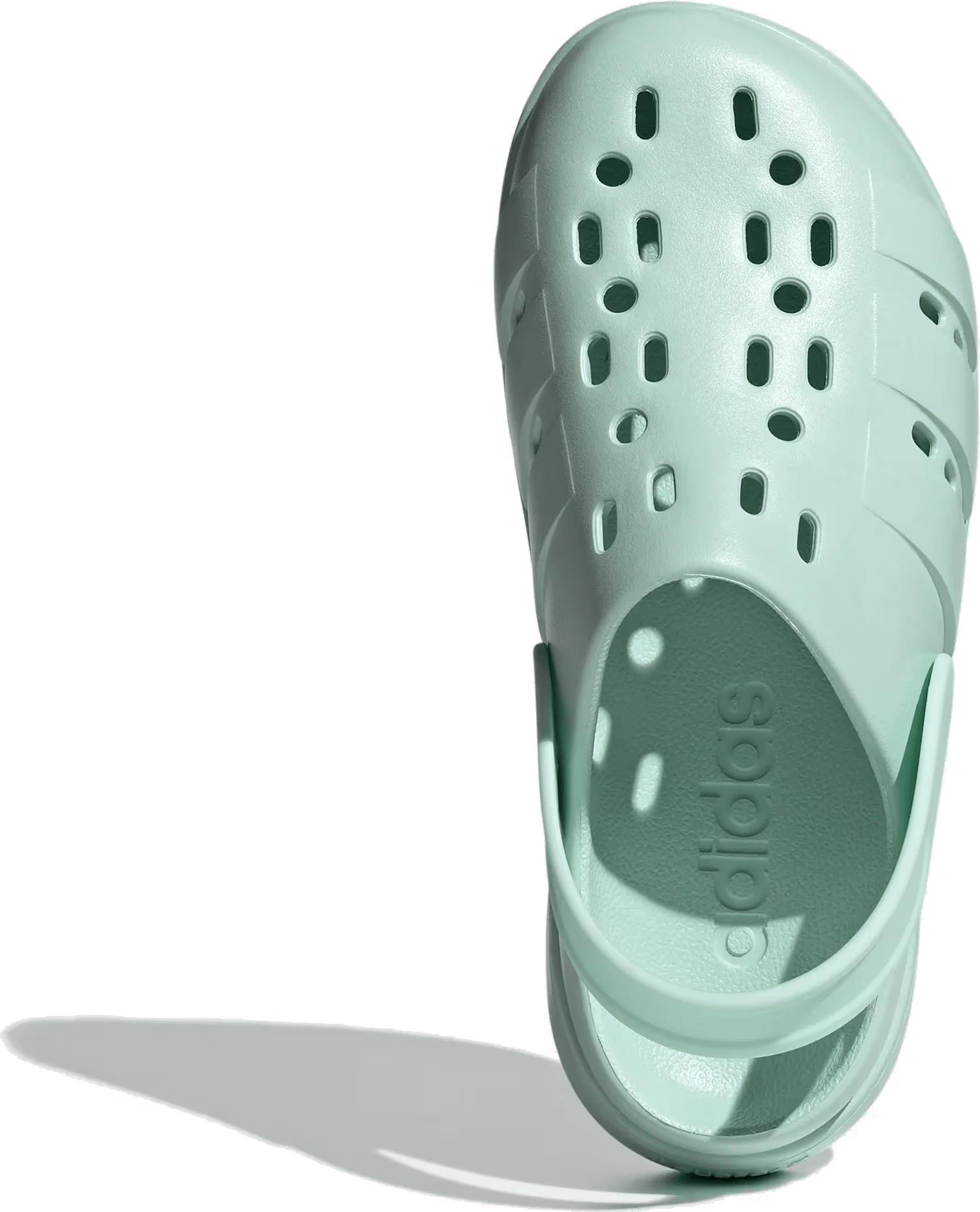 adidas Adilette Platform Clogs Halo Mint (Women's)