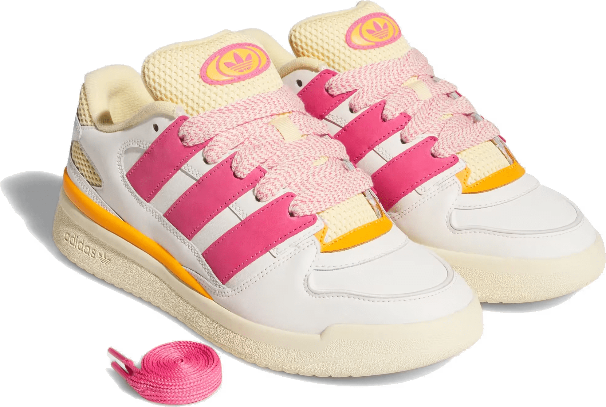 adidas Forum2000 Off White Pink Fusion Orange Tint (Women's)