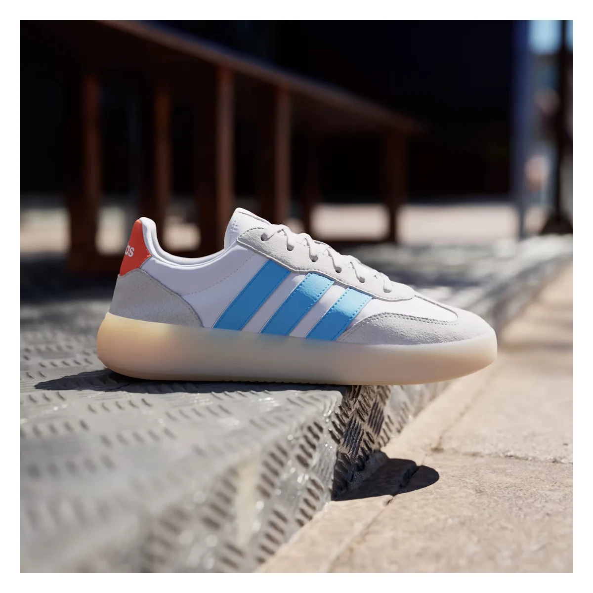adidas Barreda Decode Cloud White Semi Blue Burst Semi Impact Orange