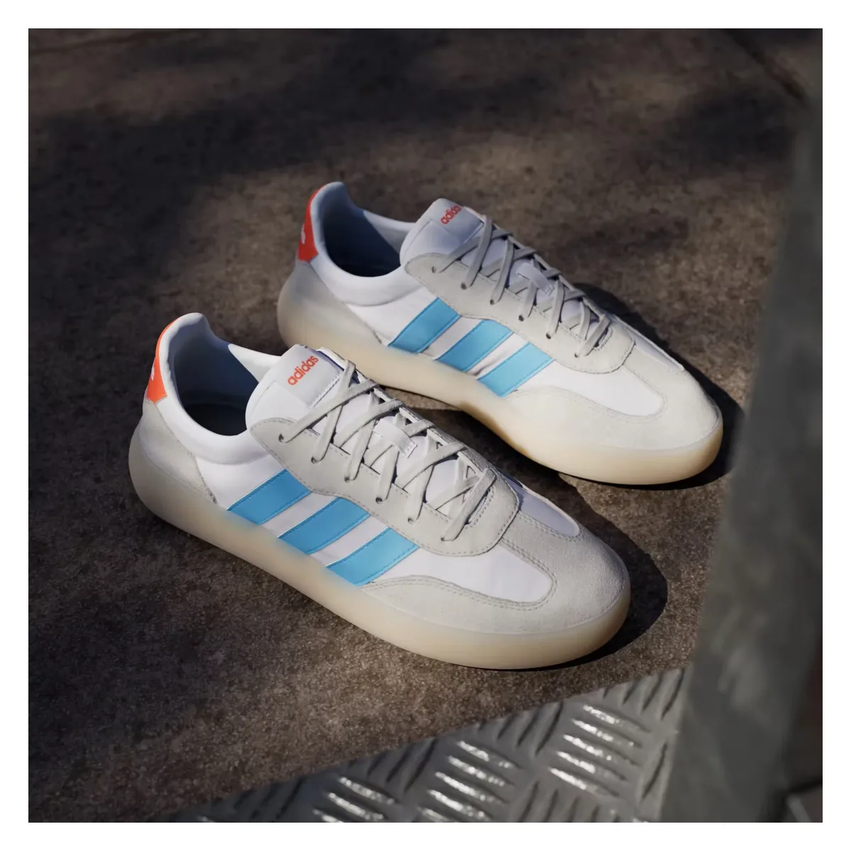 adidas Barreda Decode Cloud White Semi Blue Burst Semi Impact Orange