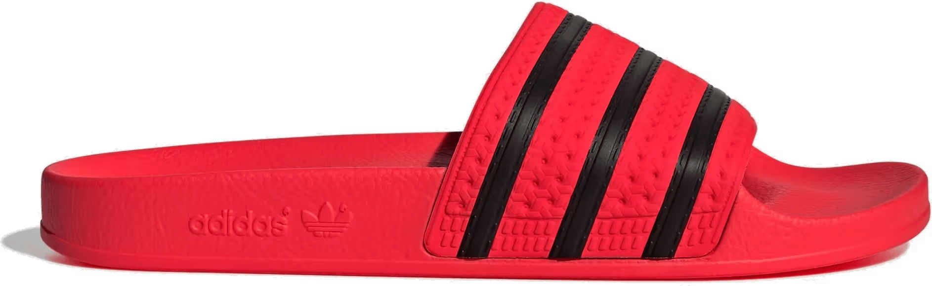 adidas Adilette Slides Lucid Red Core Black