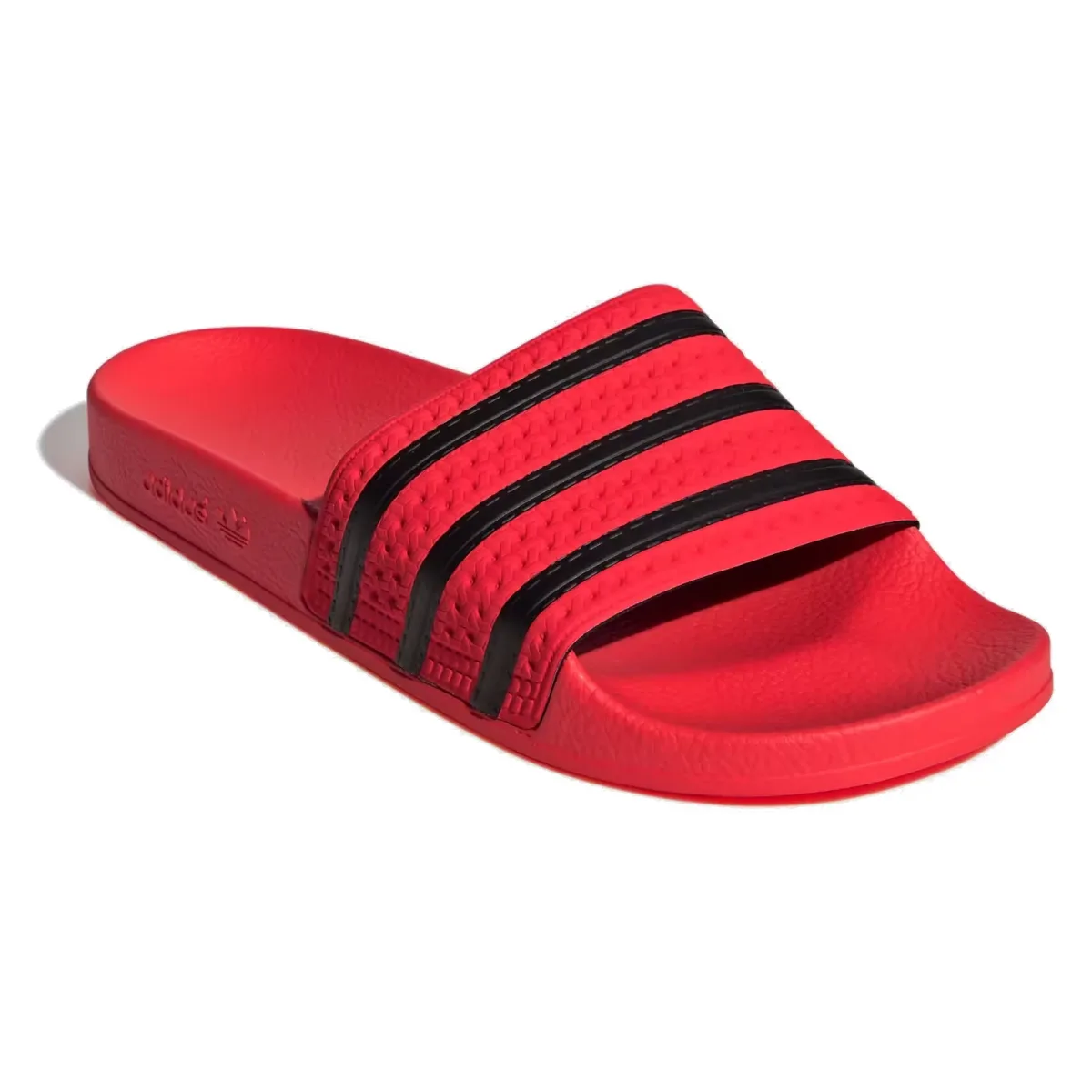 adidas Adilette Slides Lucid Red Core Black