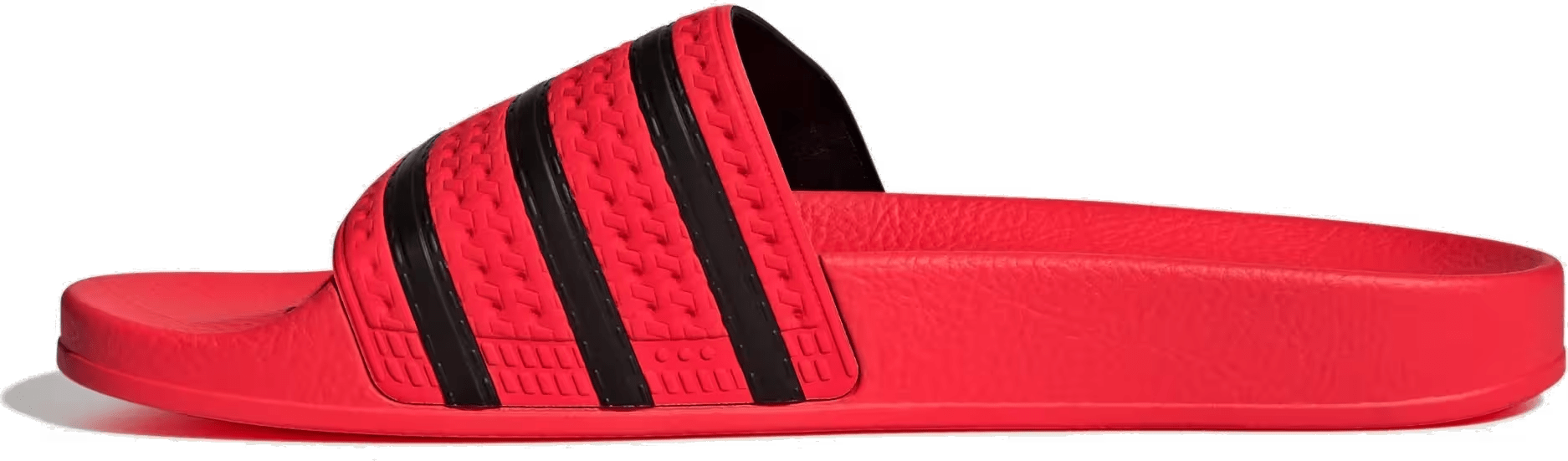 adidas Adilette Slides Lucid Red Core Black