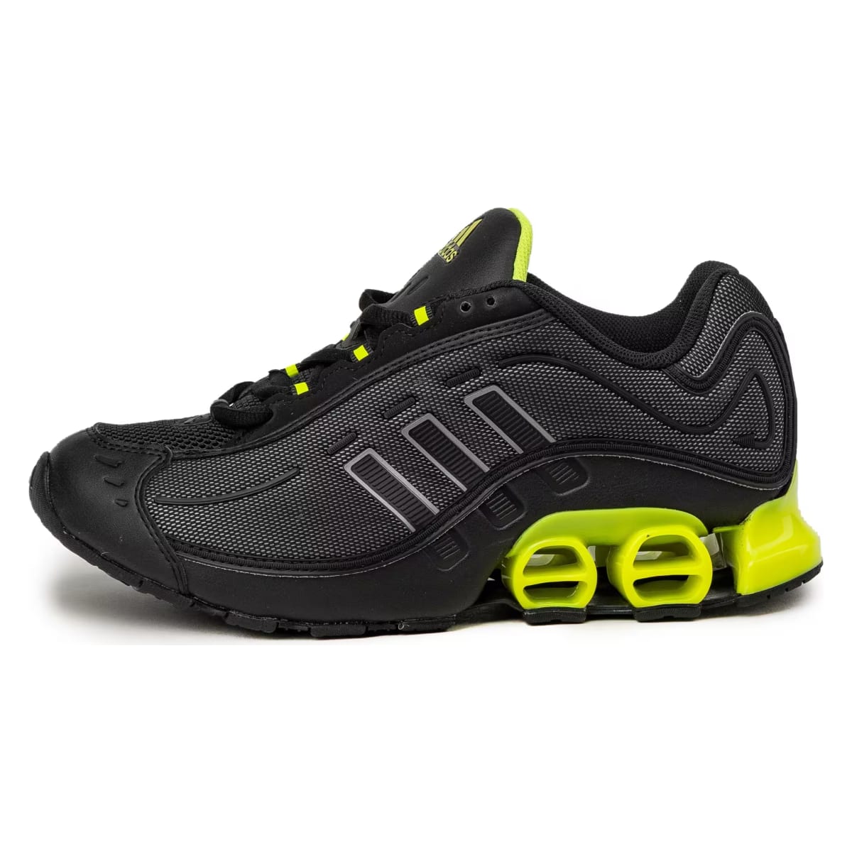 adidas Megaride O1 Black Iron Metallic Yellow