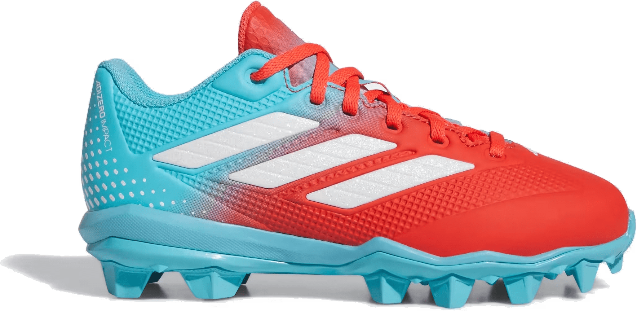 adidas Adizero Impact 2.0 Molded Candy Bright Cyan Cloud White Bright Red (GS)