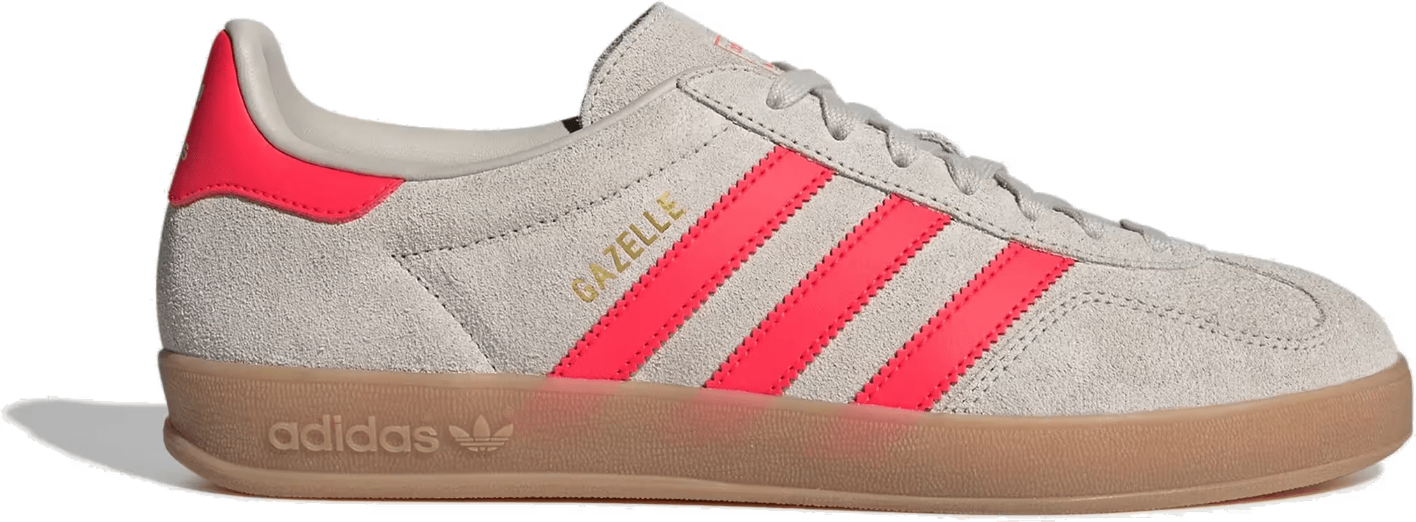 adidas Gazelle Indoor Beige Lucid Red