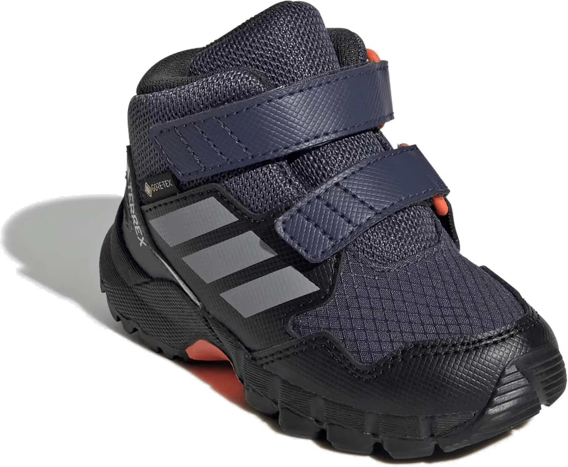 adidas Terrex Skychaser Mid Gore-Tex Shadow Navy Grey Three Semi Impact Orange (GS)