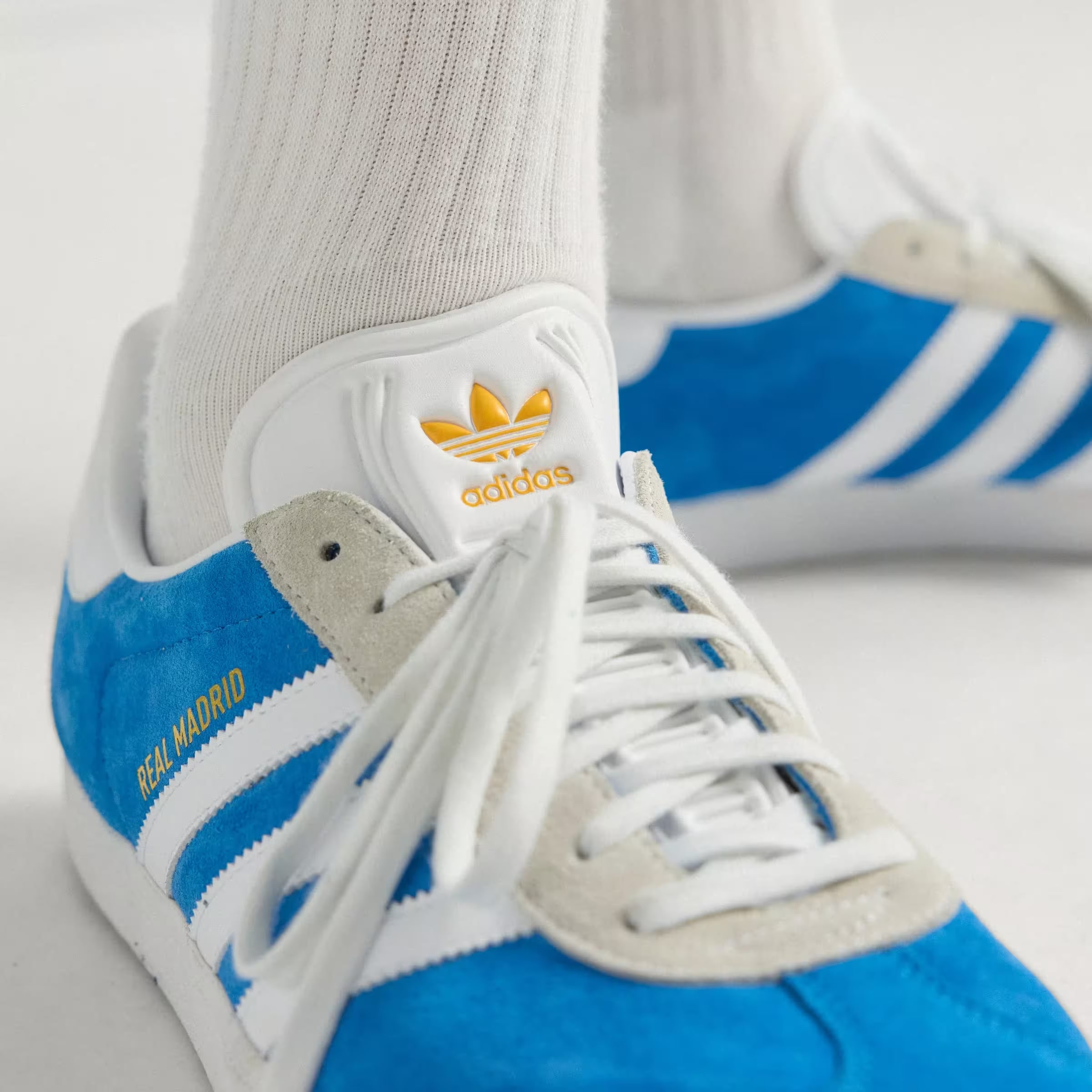 Real Madrid x Adidas Gazelle "Blue Bird"
