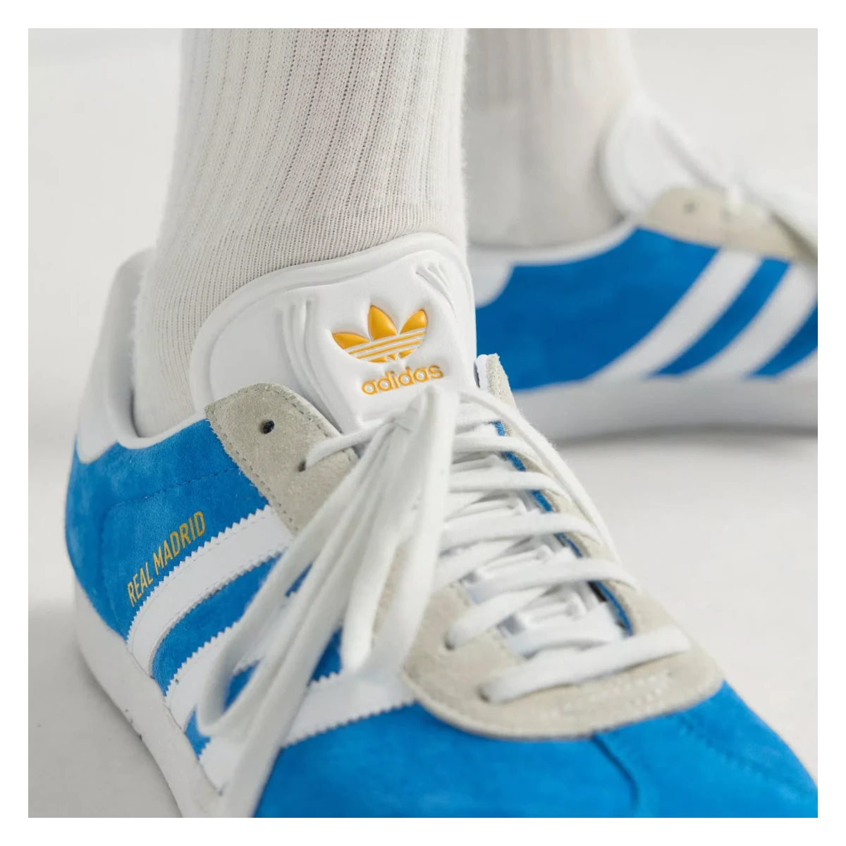 Real Madrid x Adidas Gazelle "Blue Bird"
