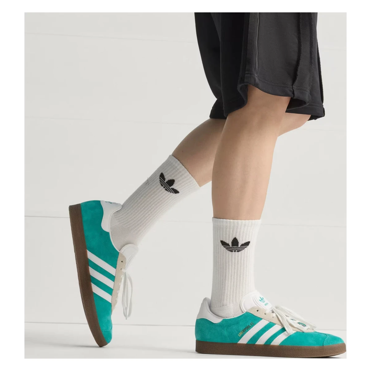 Liverpool FC x Adidas Gazelle "Sea Green"