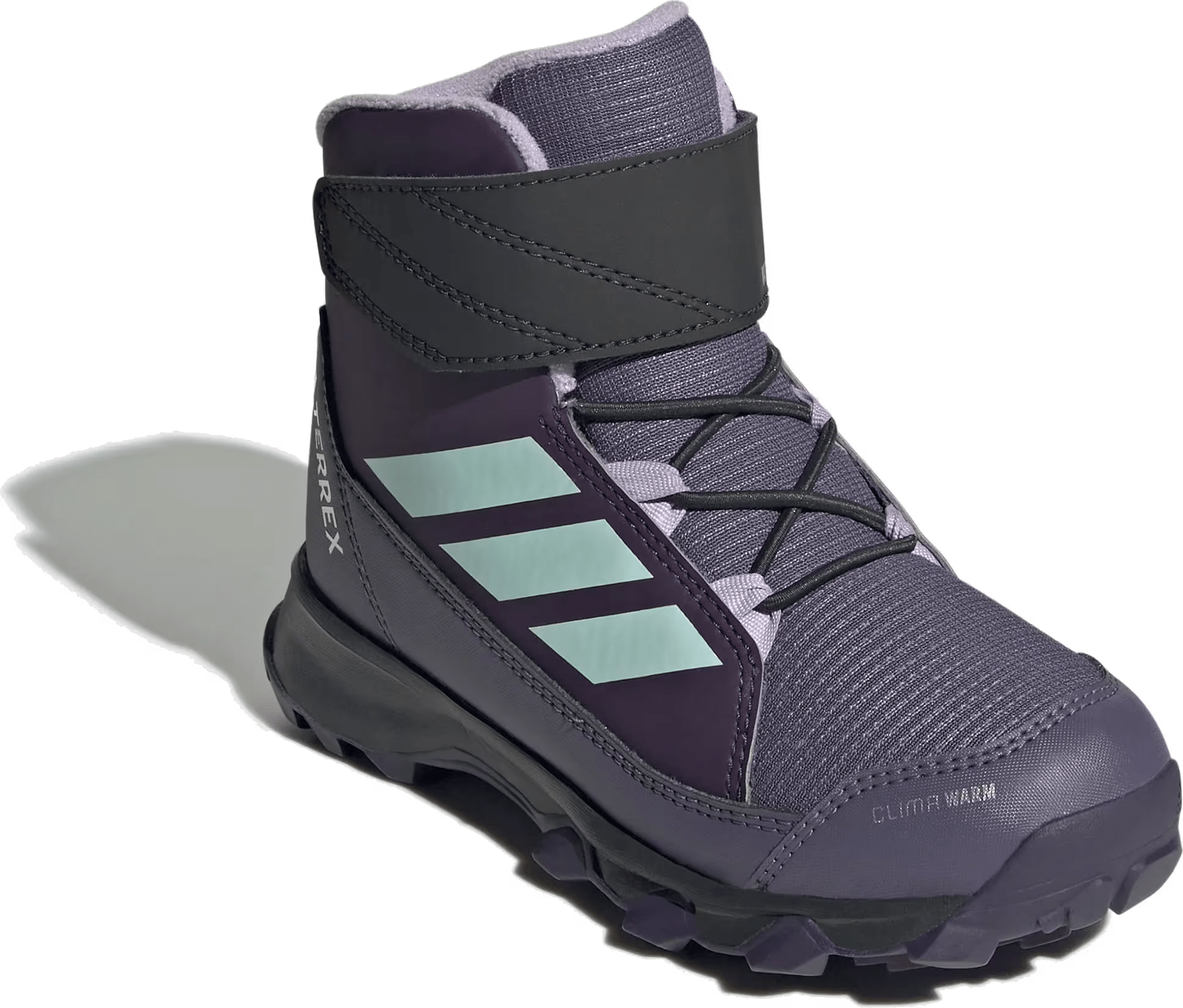 adidas Terrex Snow CF Climawarm Winter Aurora Plum Semi Flash Aqua (GS)