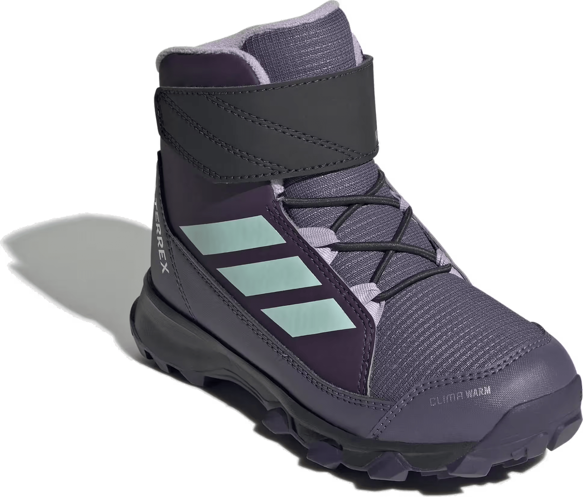 adidas Terrex Snow CF Climawarm Winter Aurora Plum Semi Flash Aqua (GS)