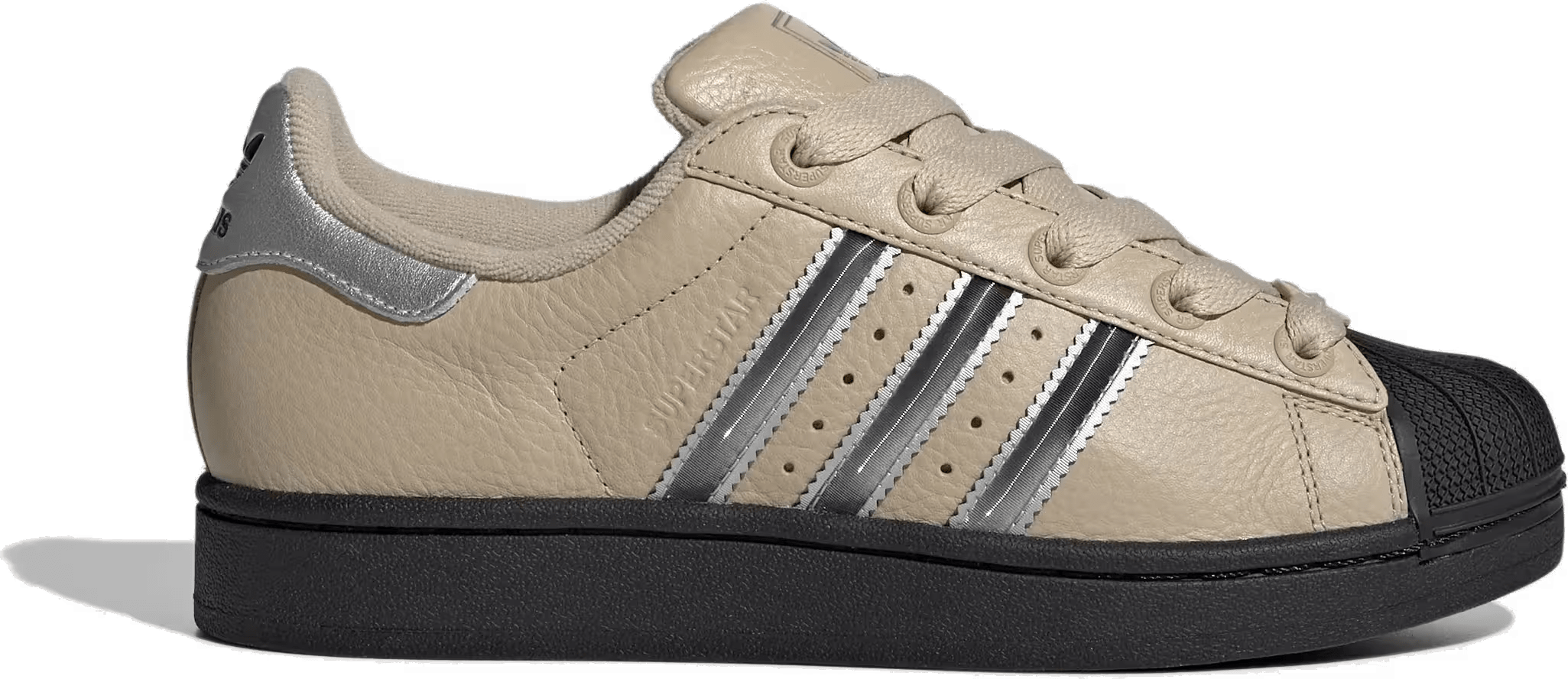 adidas Superstar II "Stone Khaki Silver Metallic Core Black"