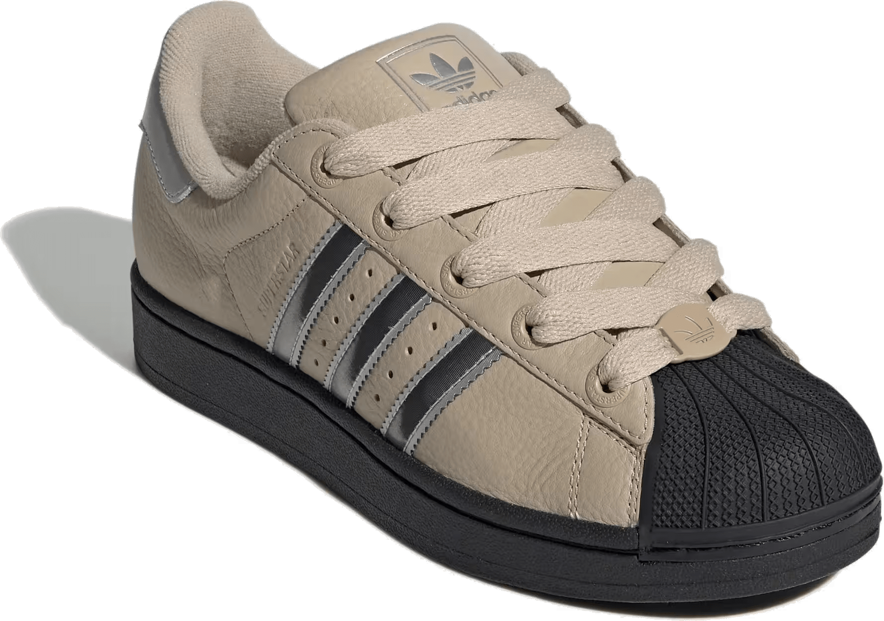 adidas Superstar II "Stone Khaki Silver Metallic Core Black"