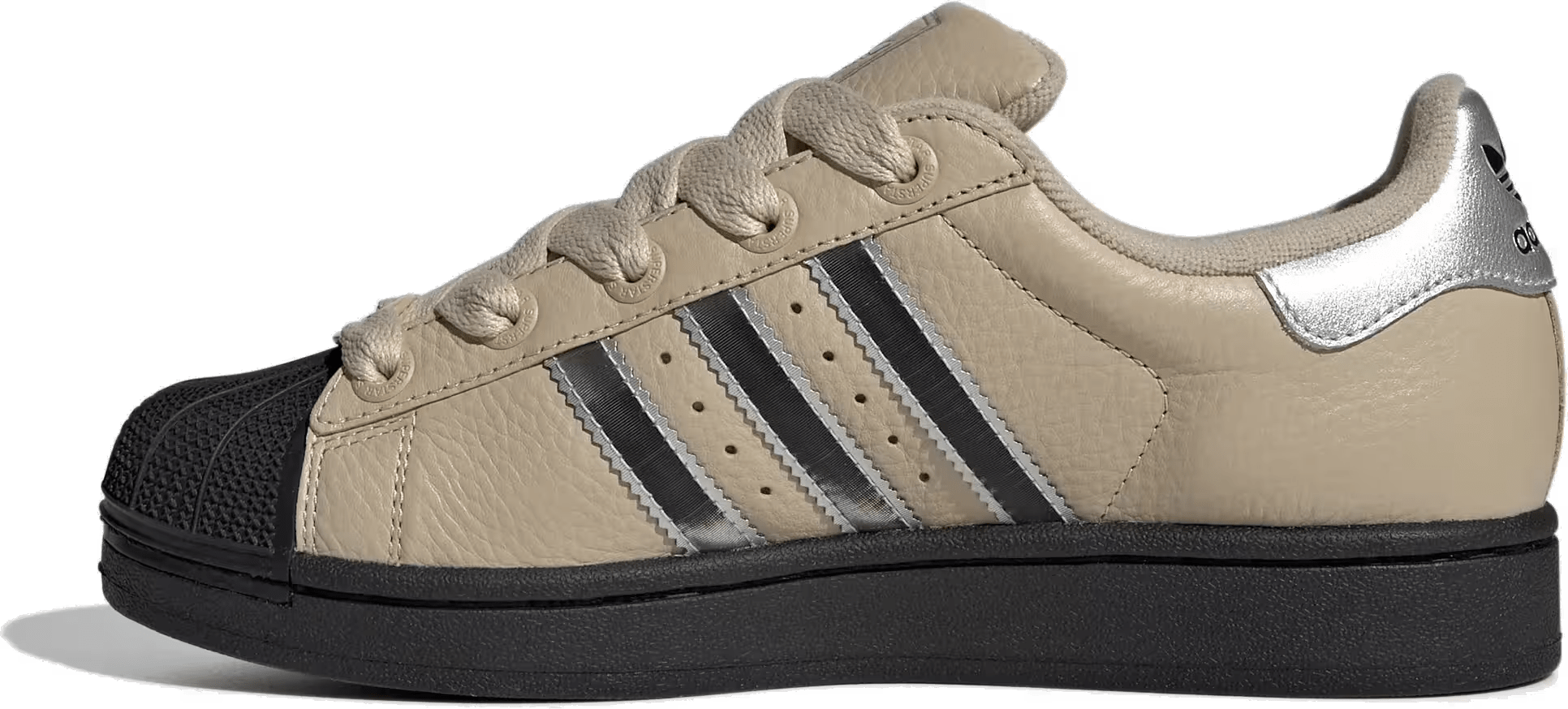 adidas Superstar II "Stone Khaki Silver Metallic Core Black"