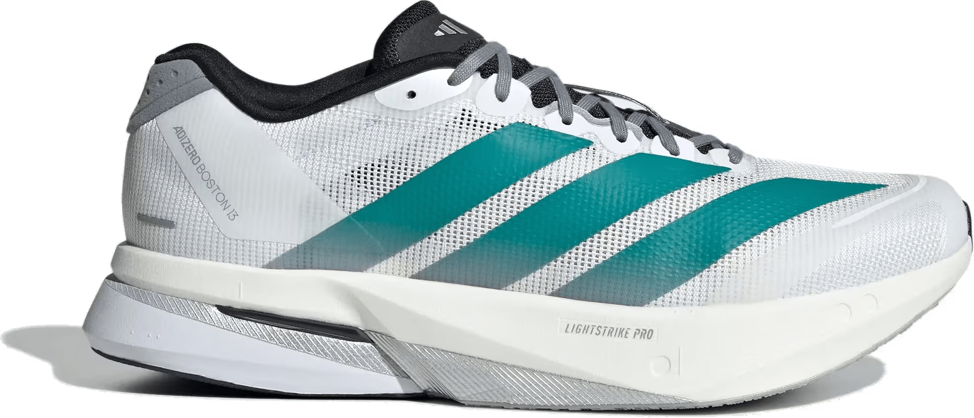 adidas Adizero Boston 13 White Pure Teal