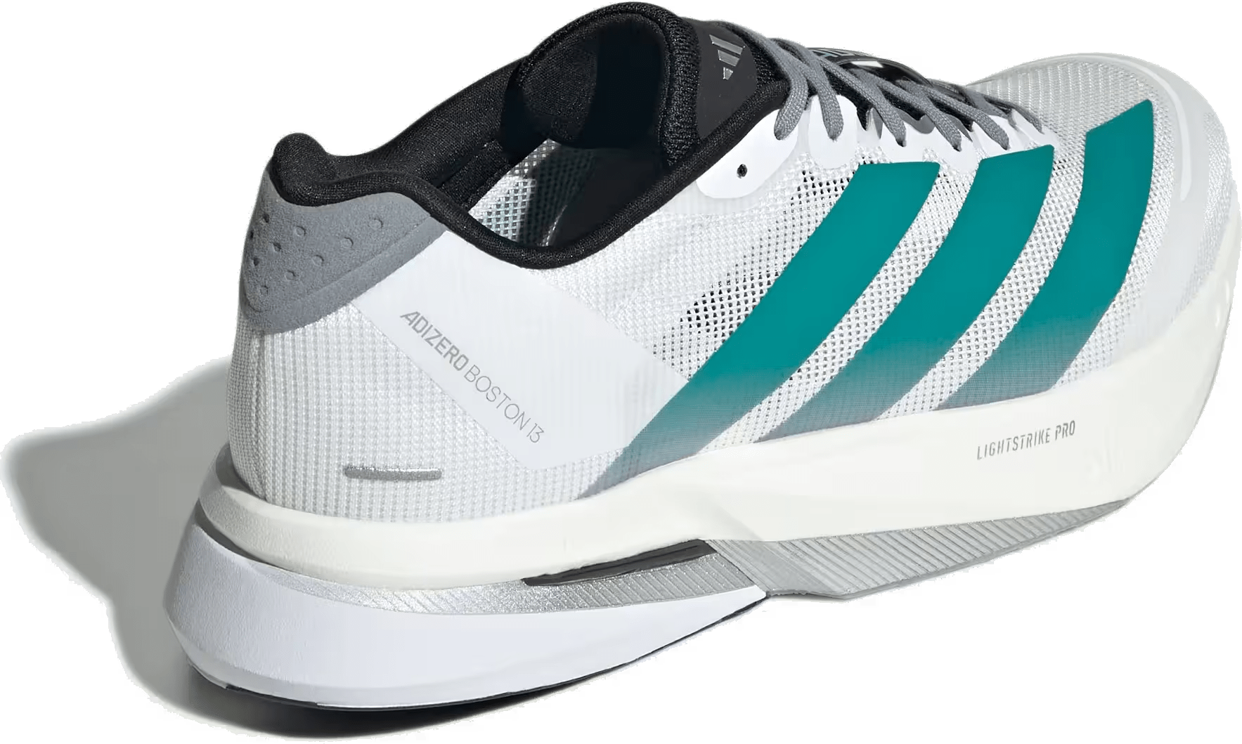 adidas Adizero Boston 13 White Pure Teal