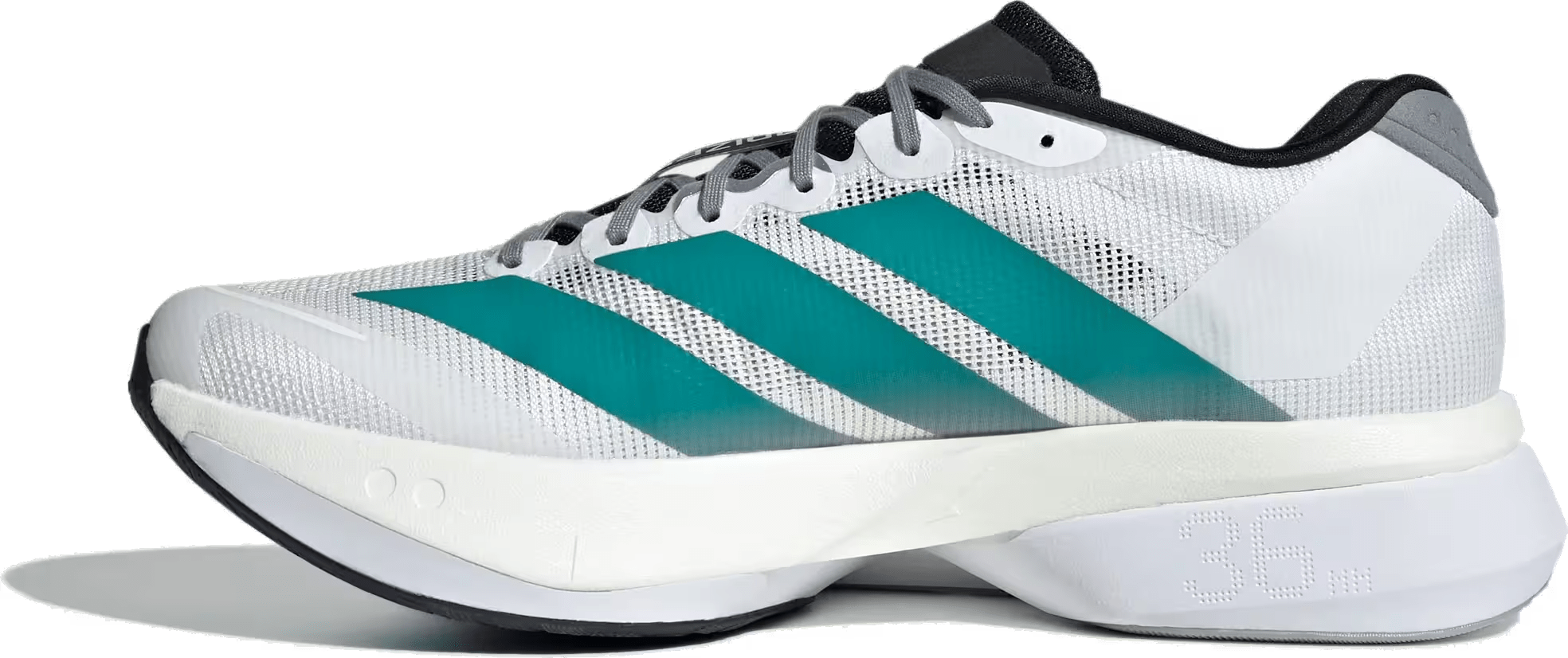 adidas Adizero Boston 13 White Pure Teal