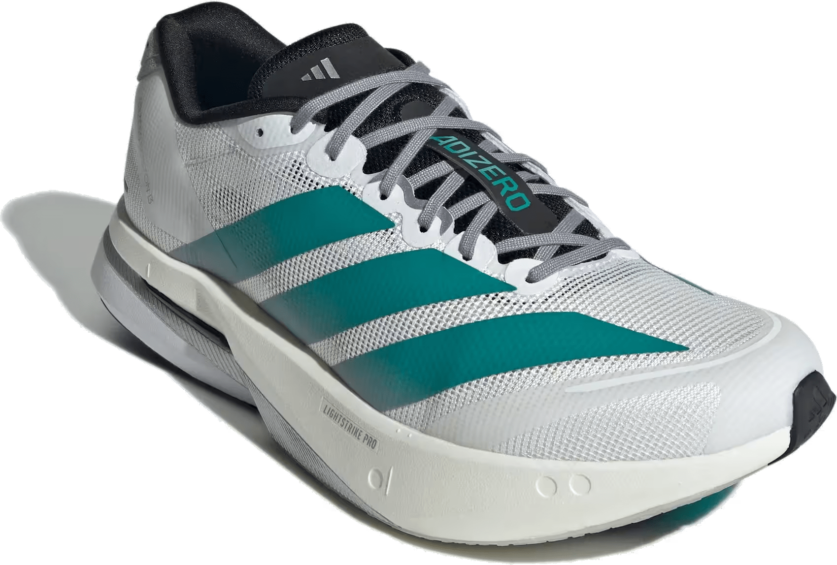 adidas Adizero Boston 13 White Pure Teal